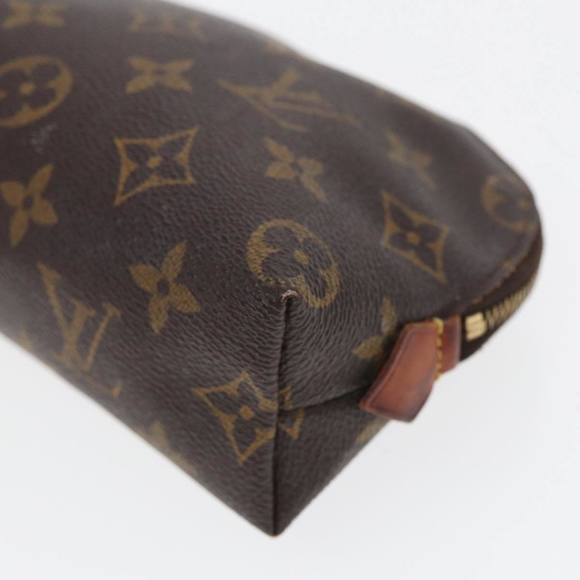LOUIS VUITTON Monogram Pochette Cosmetic PM Cosmetic Pouch M47515 LV Auth 81600 - Picture 7 of 16